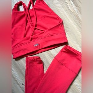 Matching Workout Set, Cropped Tank + Full length Leggings